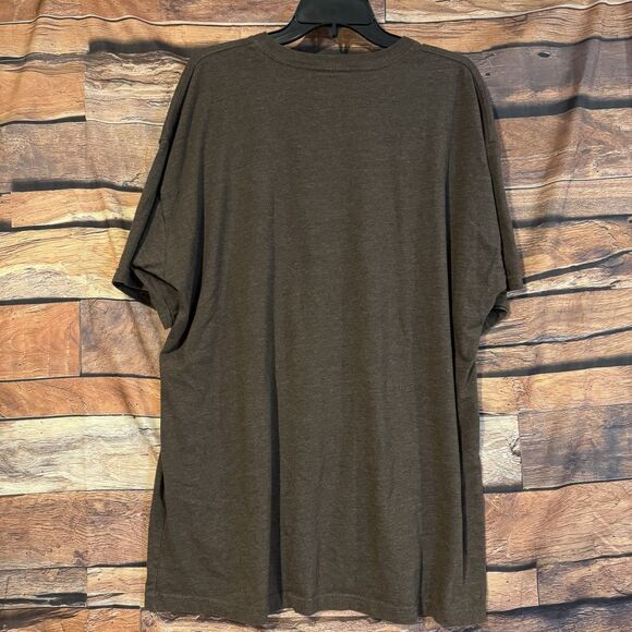 YETI Coolers Men's Topo Map Brown XXL T-shirt Graphic Tee Short Sleeve Outdoors - Picture 4 of 6